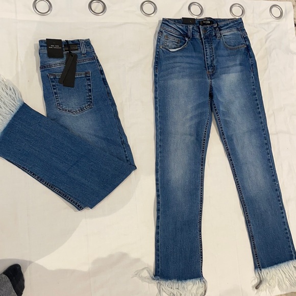 Mid Rise Slim Straight Jeans - Picture 2 of 2